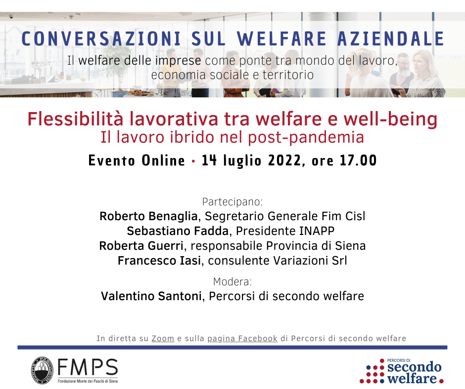 Flessibilità lavorativa tra welfare e well-being: il lavoro ibrido nel post-pandemia