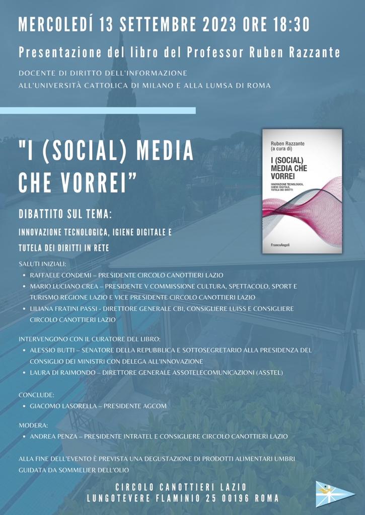 Presentazione del libro: “I (Social) Media che vorrei” 
