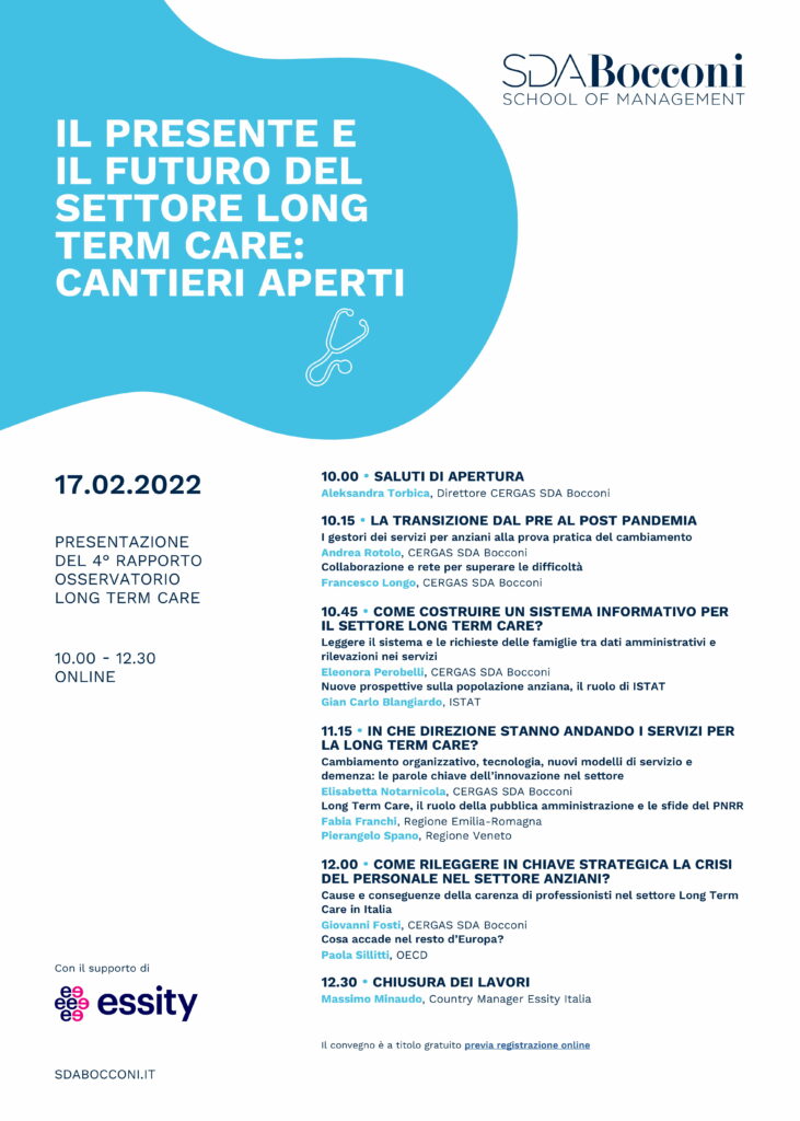 Il presente e il futuro del settore Long-Term Care: cantieri aperti