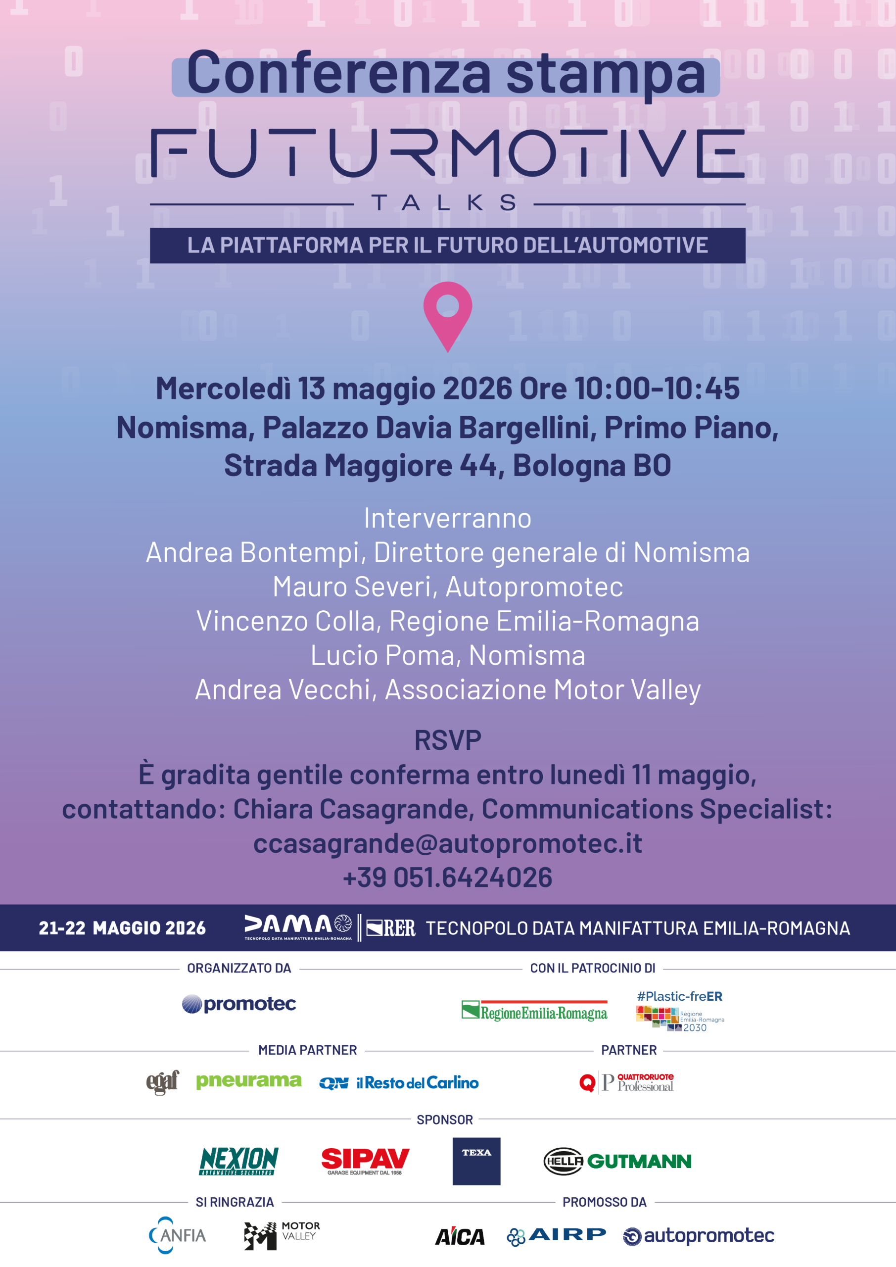 Conferenza stampa di presentazione di Futurmotive 2026
