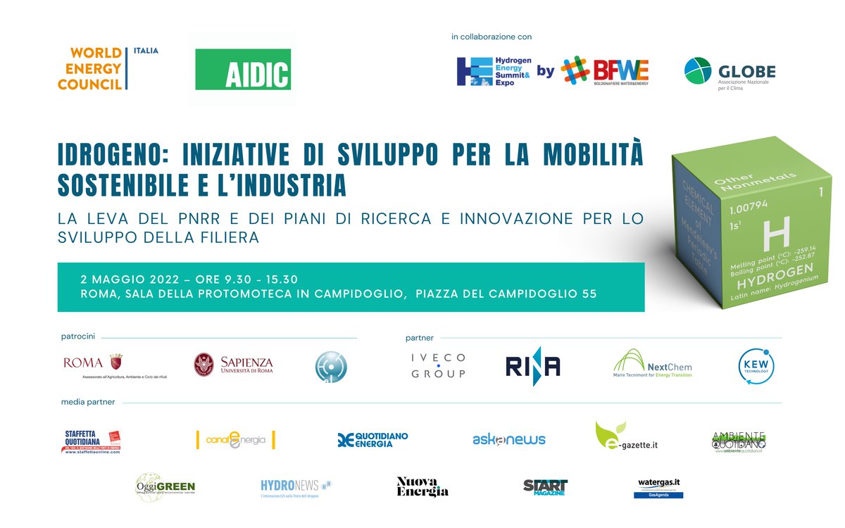 Idrogeno: iniziative di sviluppo per mobilit&agrave; sostenibile e industria