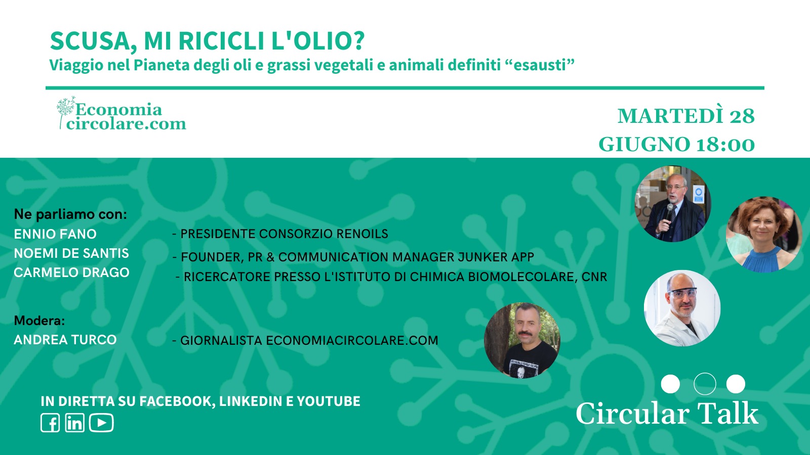 Scusa, mi ricicli l’olio?