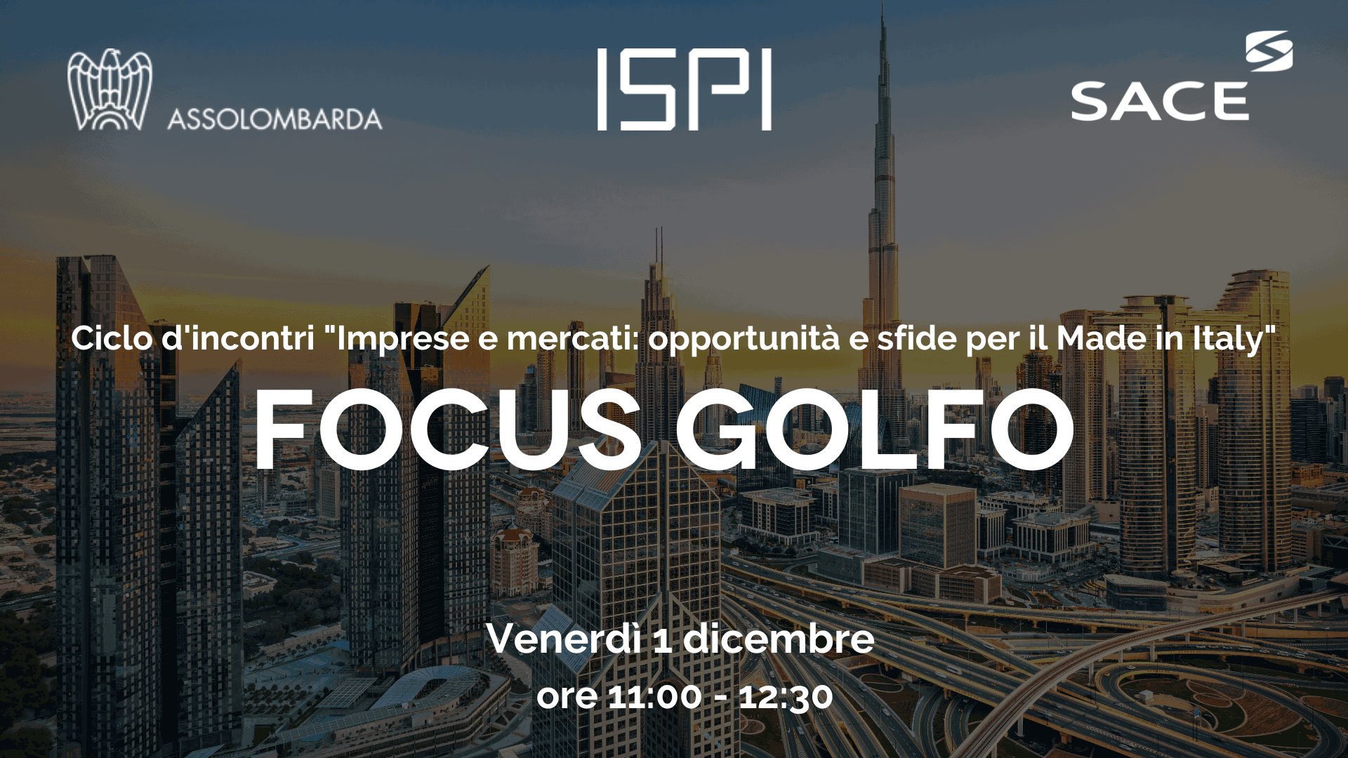Imprese e mercati: opportunità e sfide per il Made in Italy – Focus Golfo