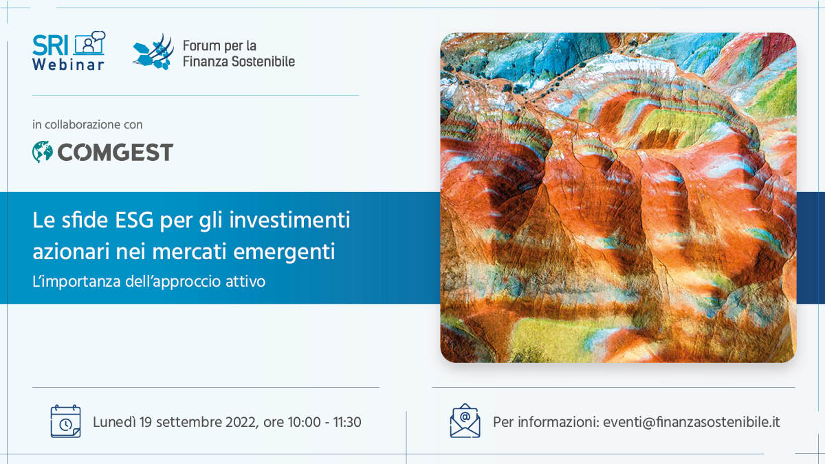 Le sfide ESG per gli investimenti azionari nei mercati emergenti. L&rsquo;importanza dell&rsquo;approccio attivo