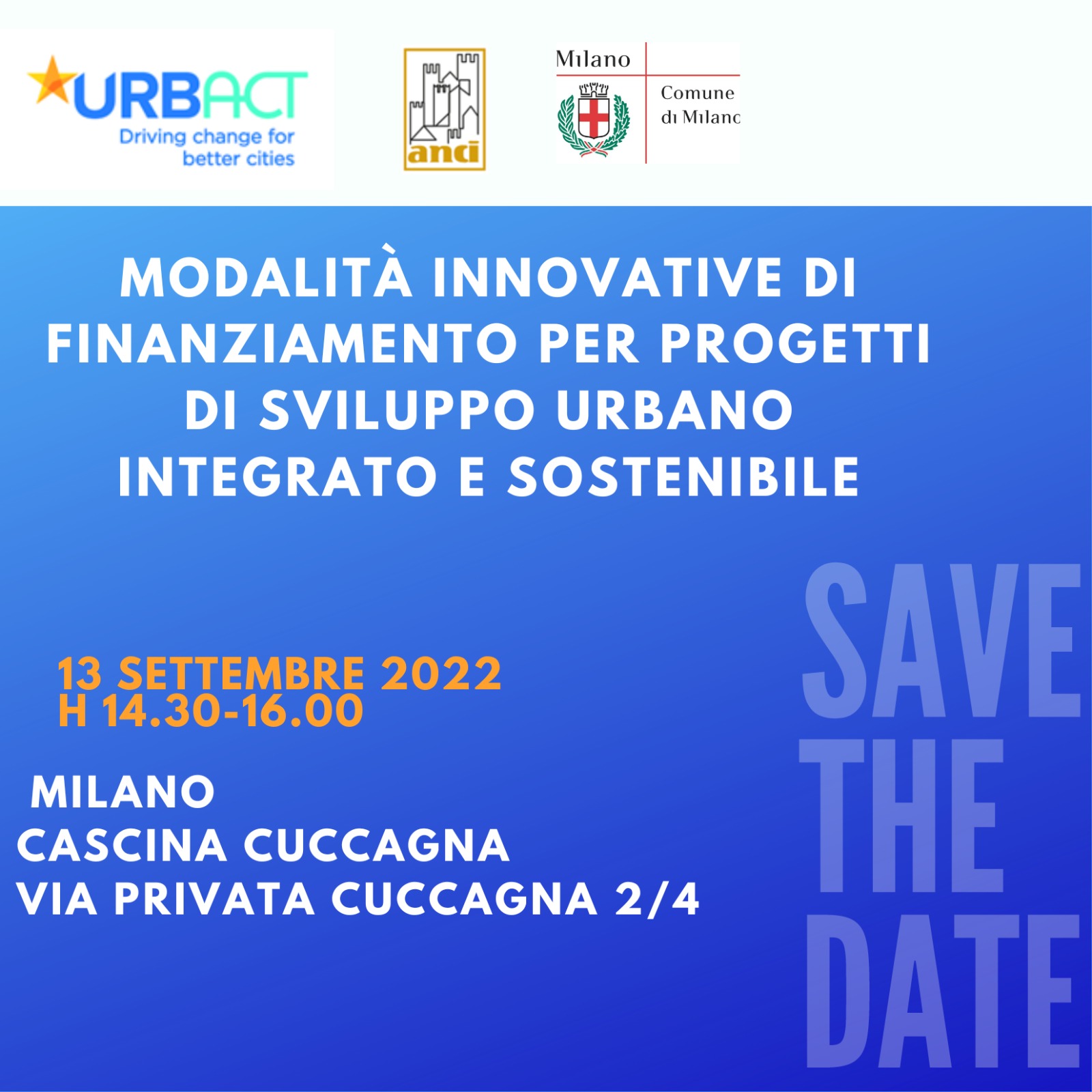 Modalità innovative di finanziamento per progetti di sviluppo urbano integrato e sostenibile