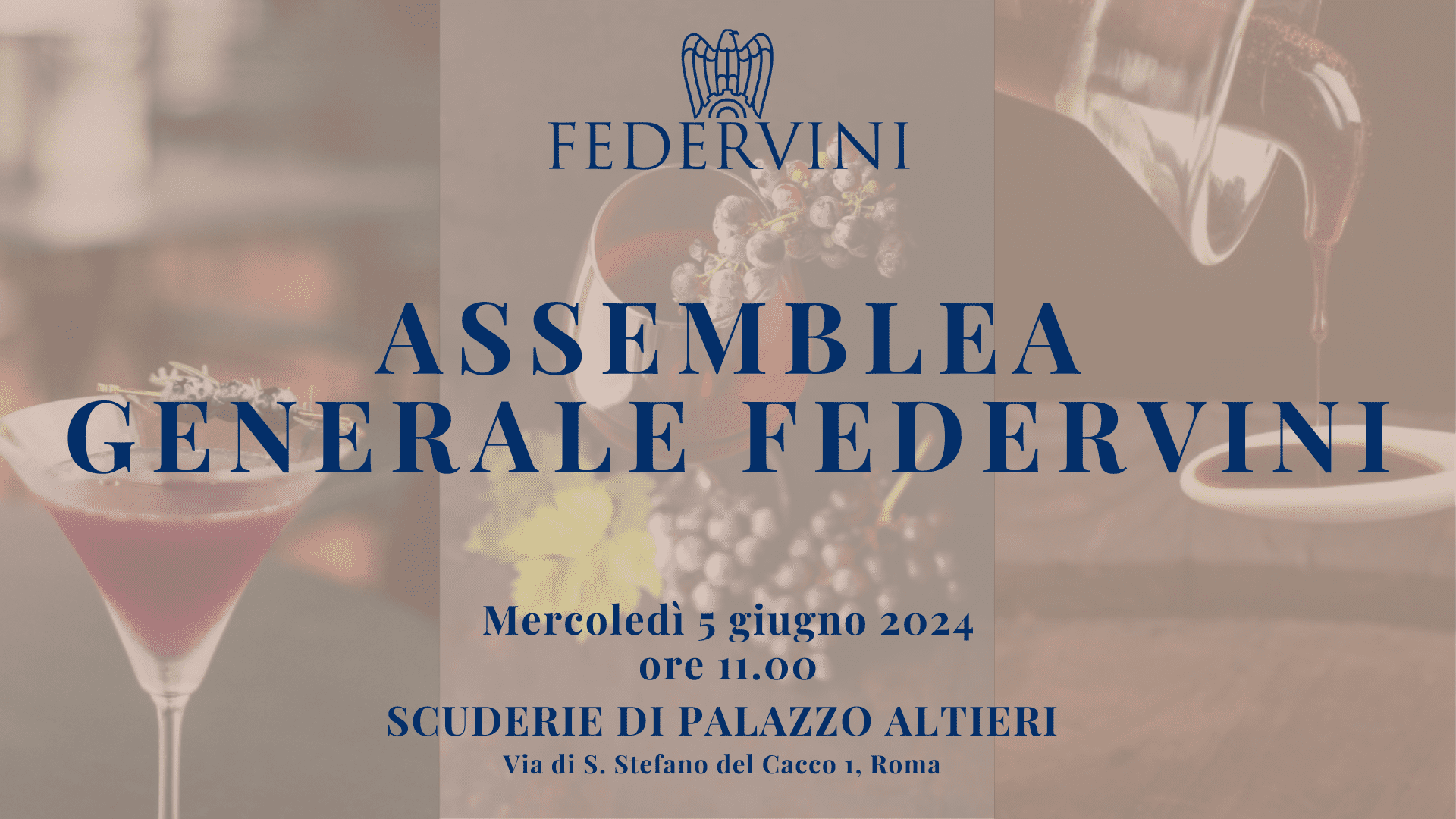 Assemblea generale Federvini - L’anno che verrà. Sfide e scenari in Europa e nel mondo
