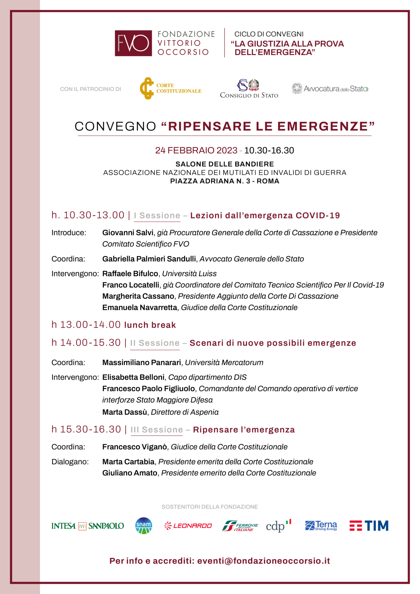 Ripensare le emergenze