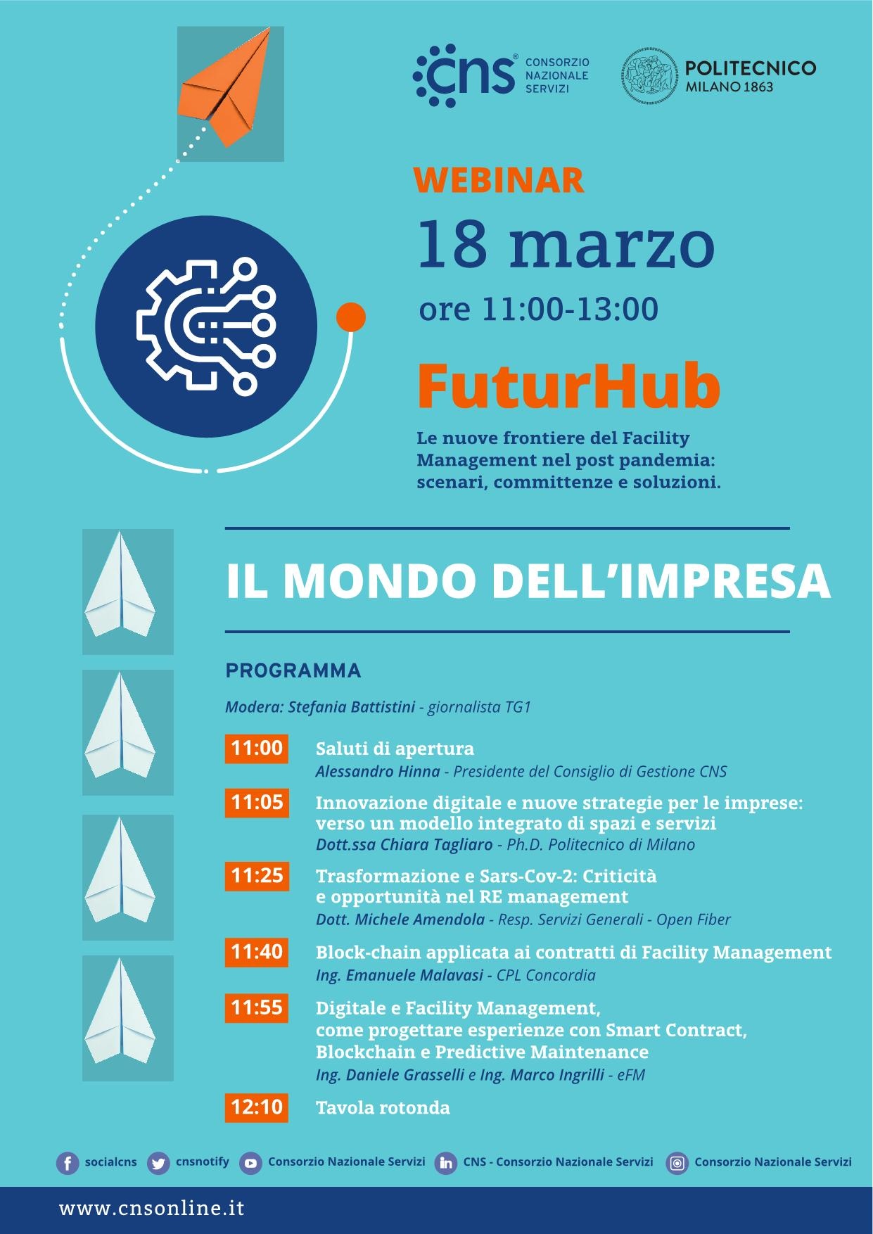 FuturHub – Le nuove frontiere del Facility Management nel post pandemia: il mondo dell'impresa