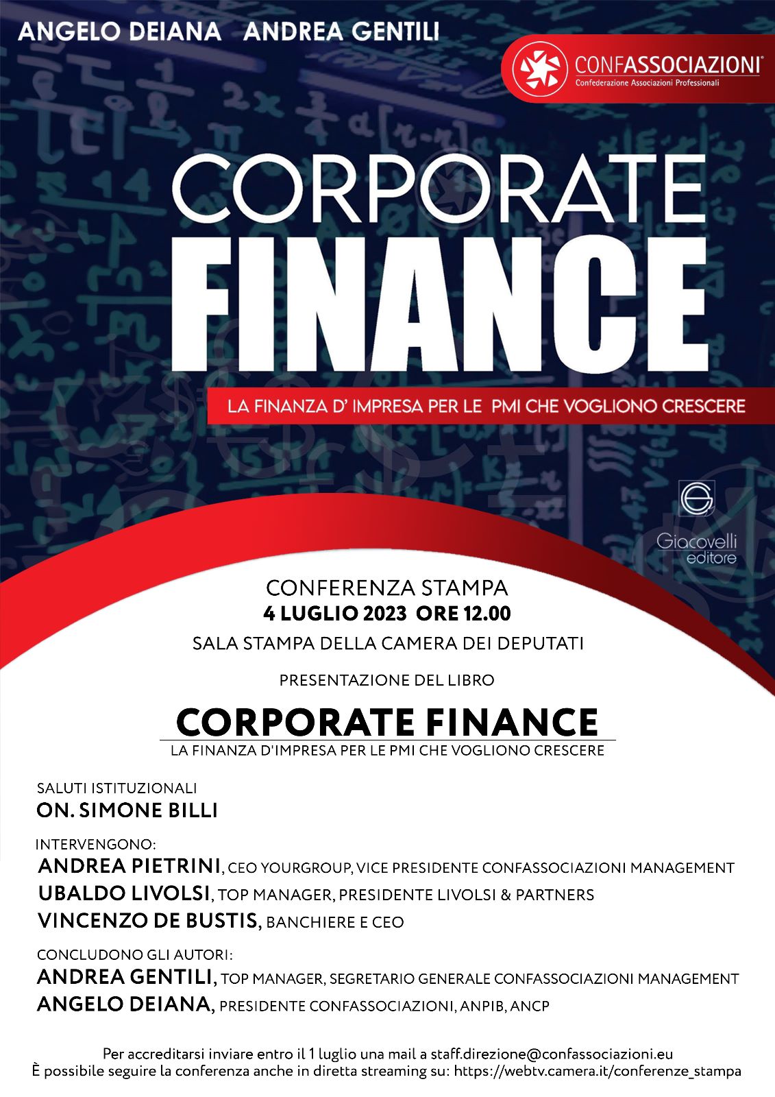 Presentazione del libro: "Corporate Finance"