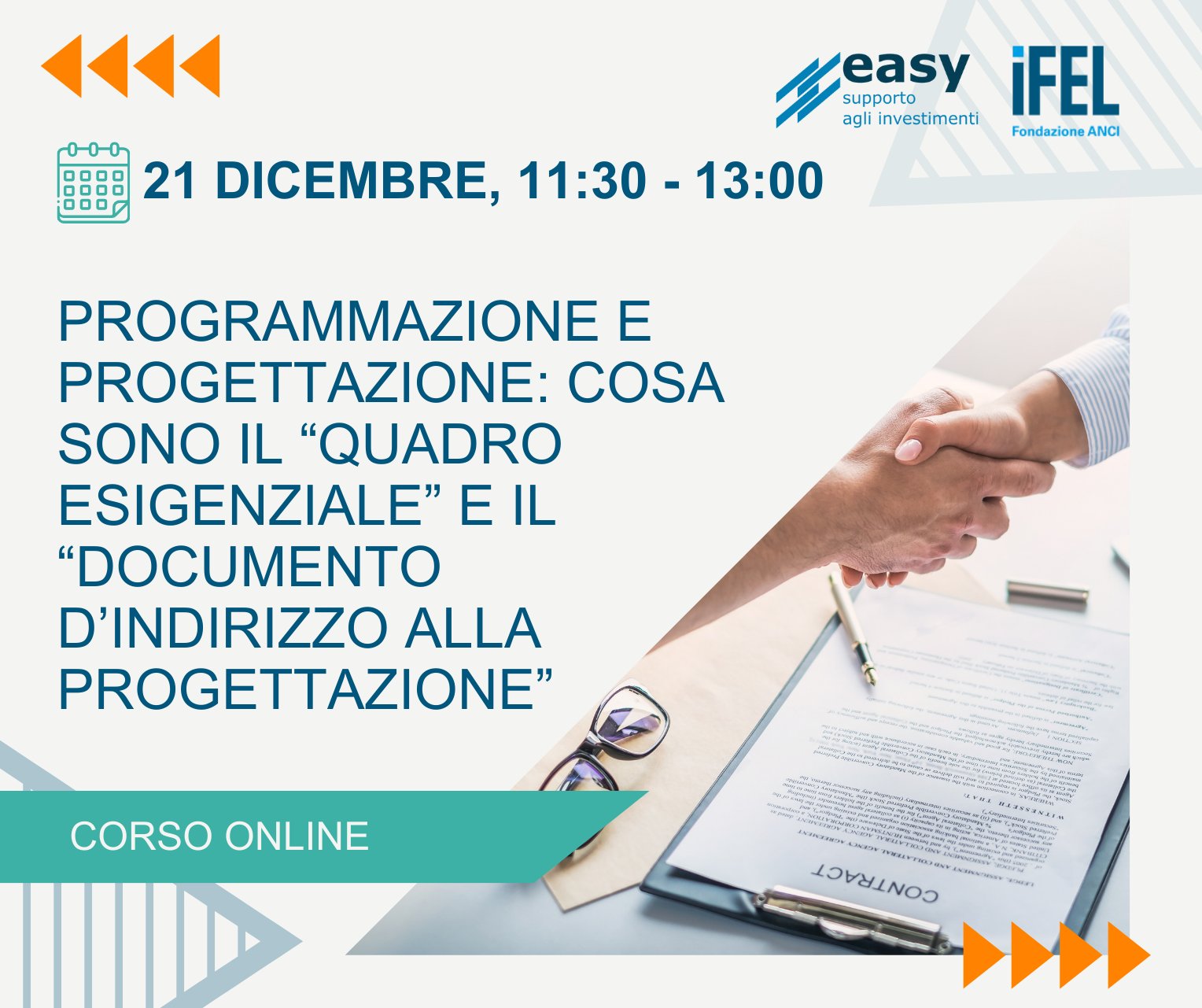 Programmazione e progettazione: cosa sono il “quadro esigenziale” il “documento d’indirizzo alla Progettazione”