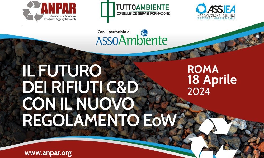 Il futuro dei rifiuti C_D con il nuovo regolamento EoW