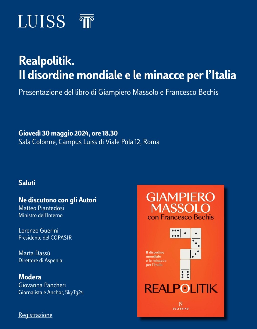 Realpolitik. Il disordine mondiale e le minacce per l’Italia