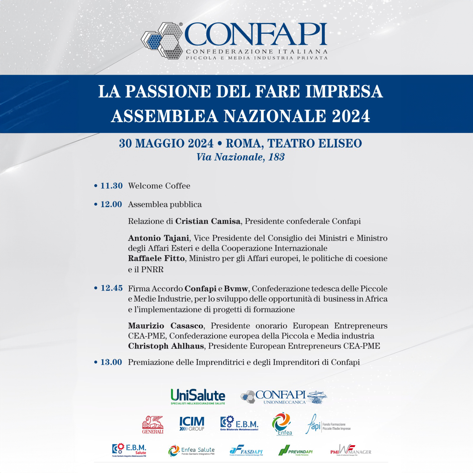 Assemblea Nazionale di Confapi - La passione del fare Impresa