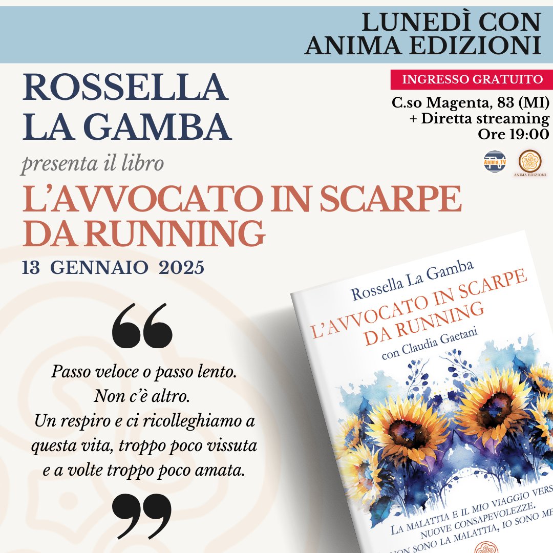 Presentazione del libro: “L’avvocato in scarpe da running”