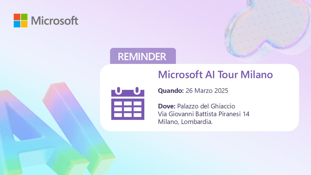 Microsoft AI Tour Milano