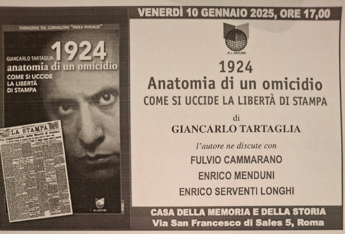 1924 Anatomia di un omicidio. Come si uccide la libertà di stampa
