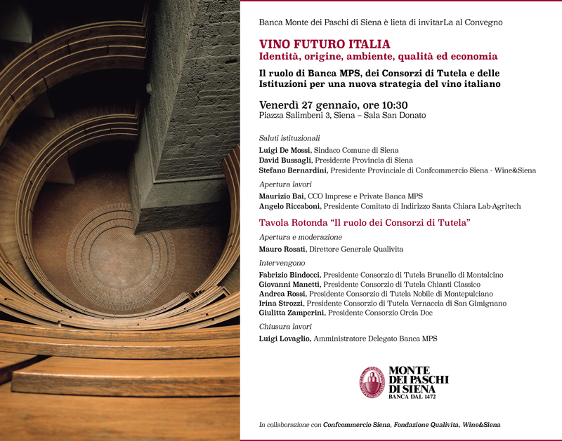 Vino Futuro Italia &ndash; Identit&agrave;, origine, ambiente, qualit&agrave; ed economia