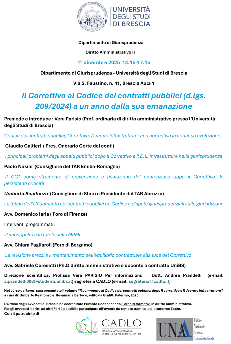 Il Correttivo al Codice dei contratti pubblici (d.lgs. 209/2024) a un anno dalla sua emanazione