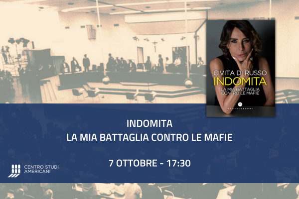 Presentazione del libro: “Indomita. La mia battaglia contro le mafie”