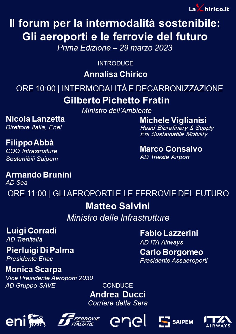 Forum per la intermodalità sostenibile: Gli aeroporti e le ferrovie del futuro