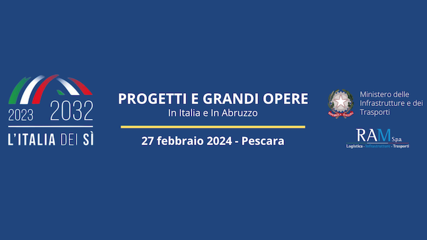 L’Italia dei Sì 2023-2032 - Progetti e grandi opere in Italia e in Abruzzo