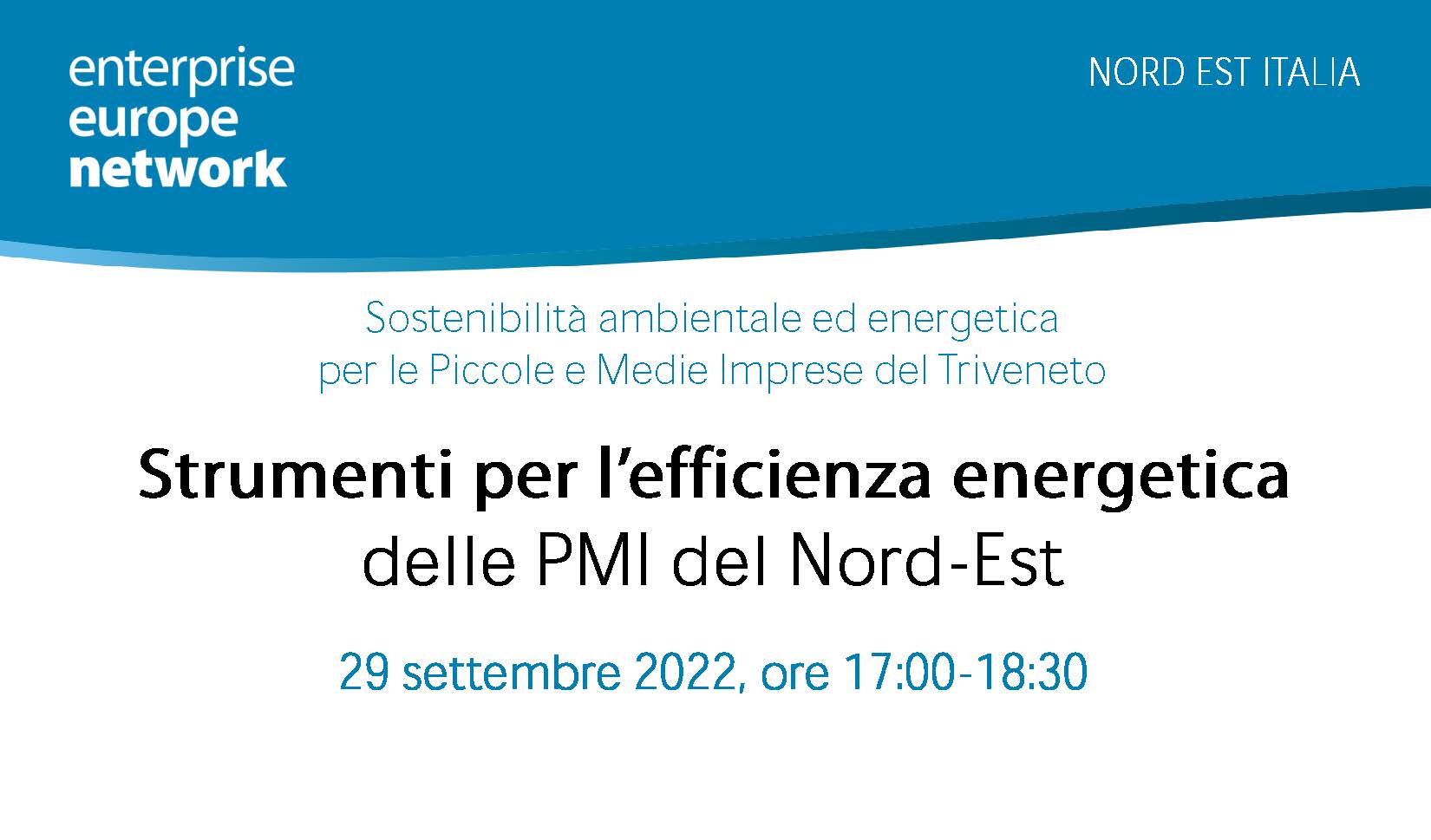 Strumenti per l’efficienza energetica delle PMI del Nord-Est