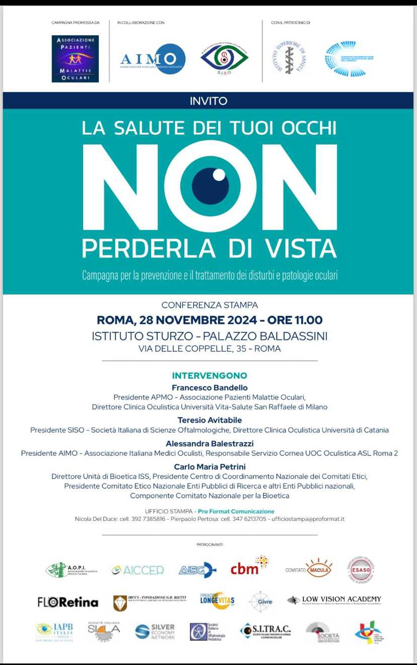 La salute dei tuoi occhi non perderla di vista