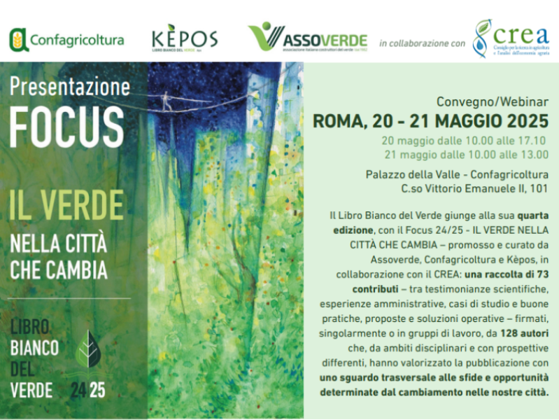 Presentazione Focus Libro Bianco del Verde