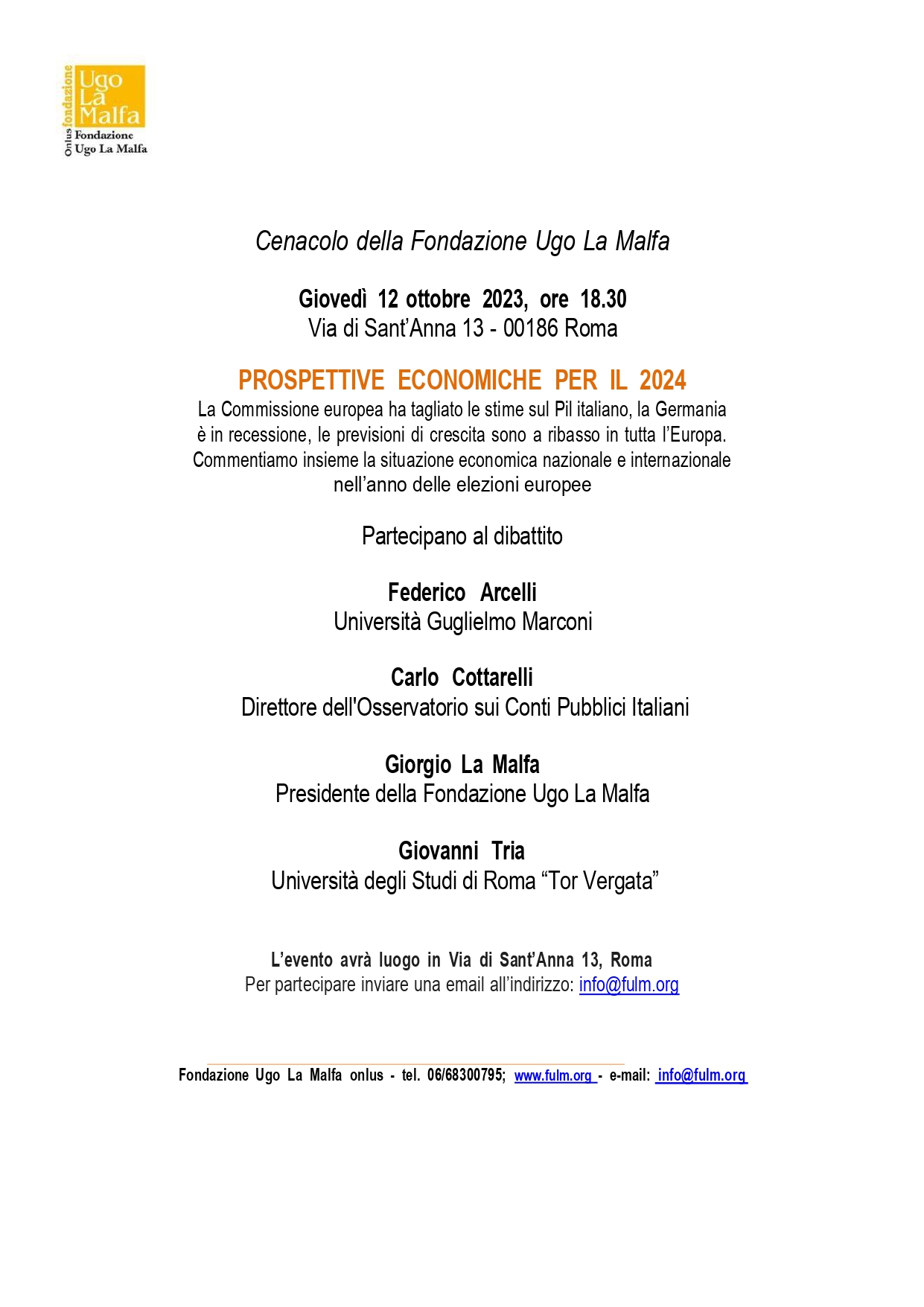 Prospettive economiche per il 2024