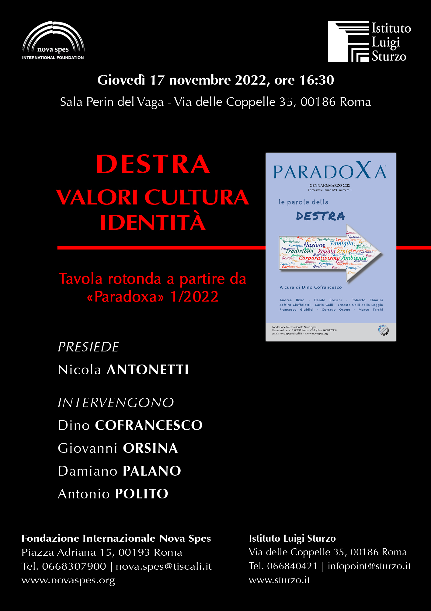 Destra. Valori cultura identità