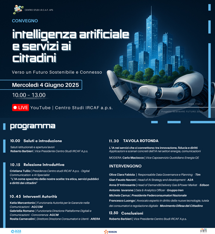Intelligenza artificiale e servizi ai cittadini: verso un futuro sostenibile e connesso