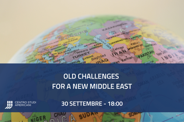 Old challenges for a new Middle East