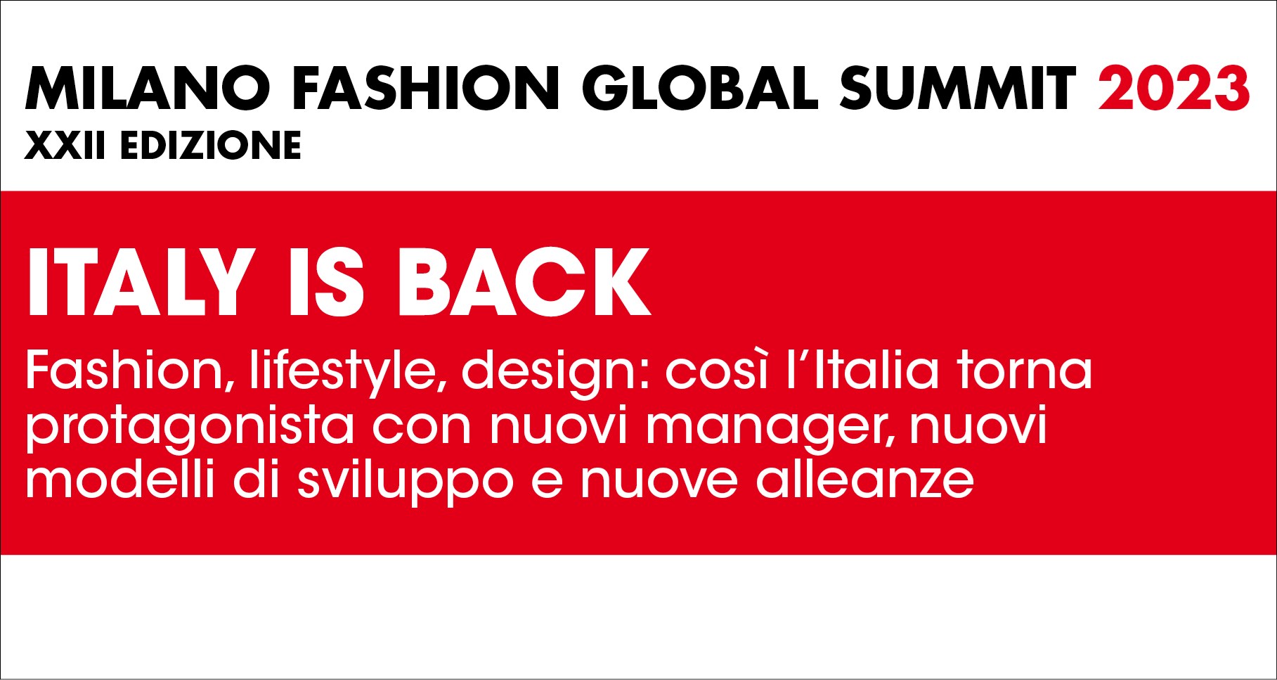 Milano Fashion Global Summit 2023