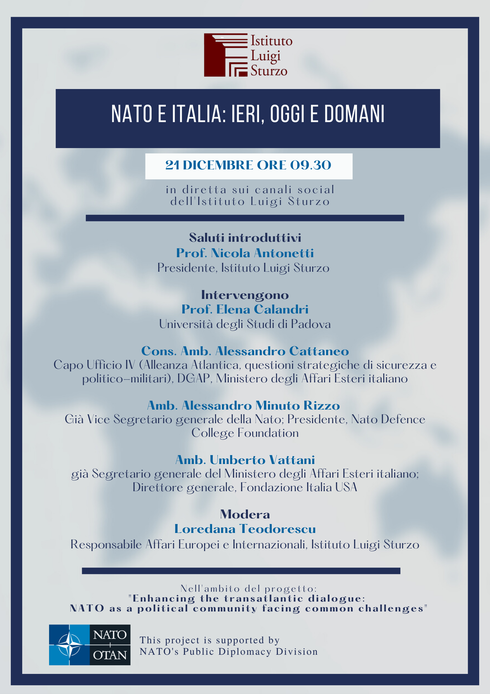 Nato e Italia: ieri, oggi e domani