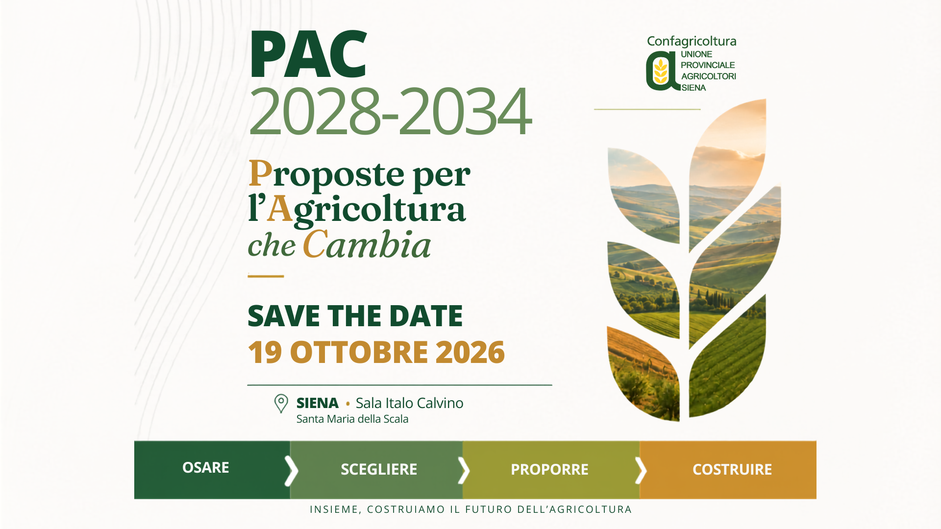 PAC 2028–2034 - Proposte per l’Agricoltura che Cambia