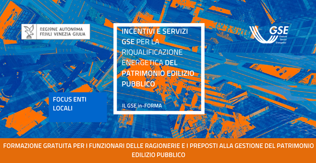 Incentivi e servizi GSE per la riqualificazione energetica del patrimonio edilizio pubblico