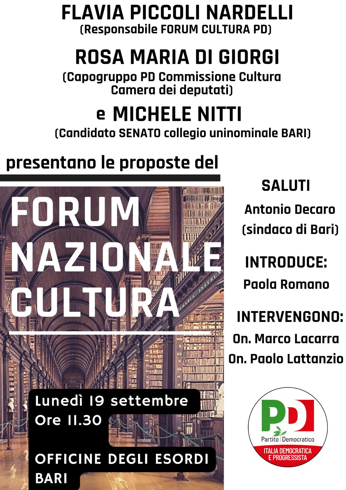 Forum Nazionale Cultura