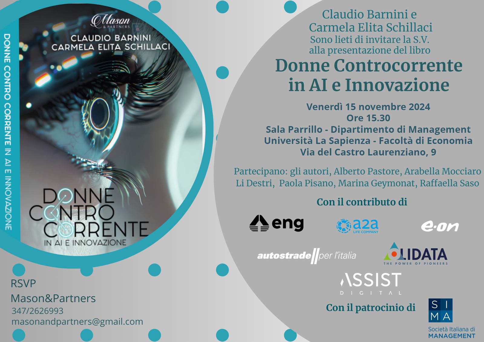 Presentazione del libro: "Donne Controcorrente in Al e Innovazione"