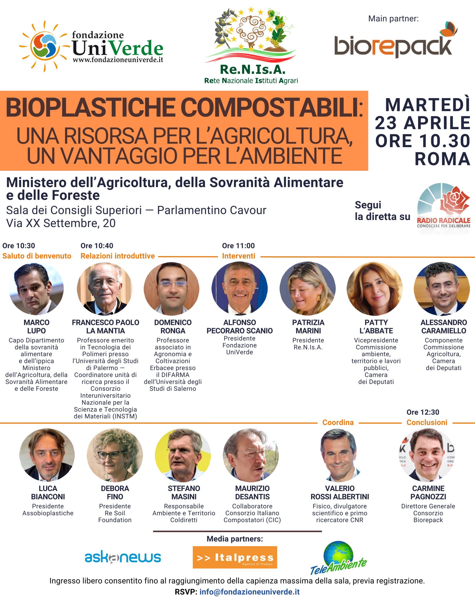 Bioplastiche compostabili: una risorsa per l’agricoltura, un vantaggio per l’ambiente