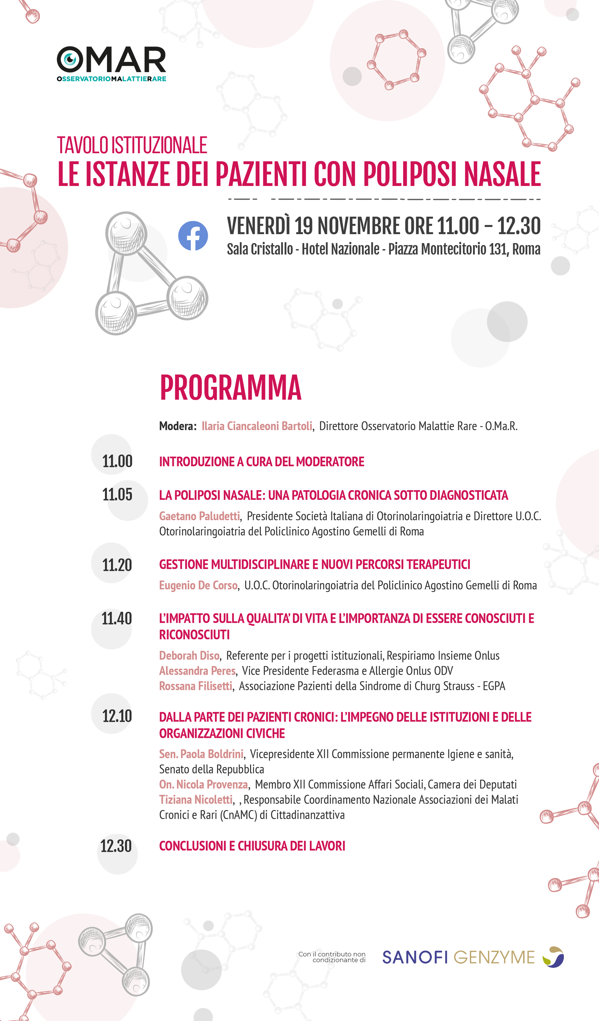 Le istanze dei pazienti con poliposi nasale