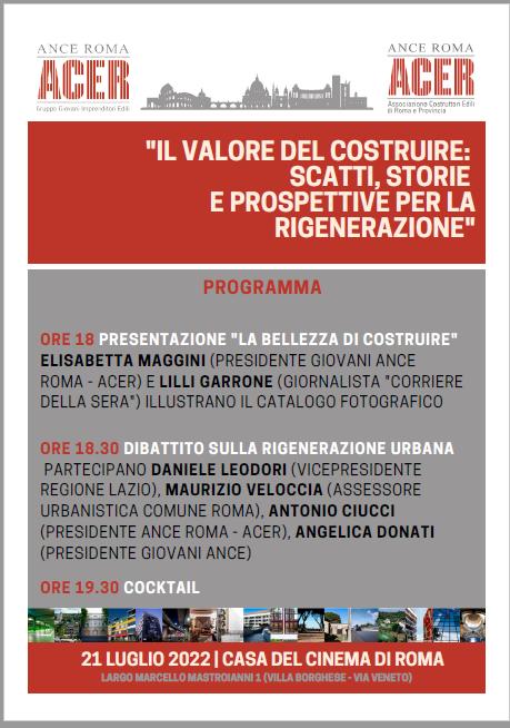 Il valore del costruire: scatti, storie e prospettive per la rigenerazione