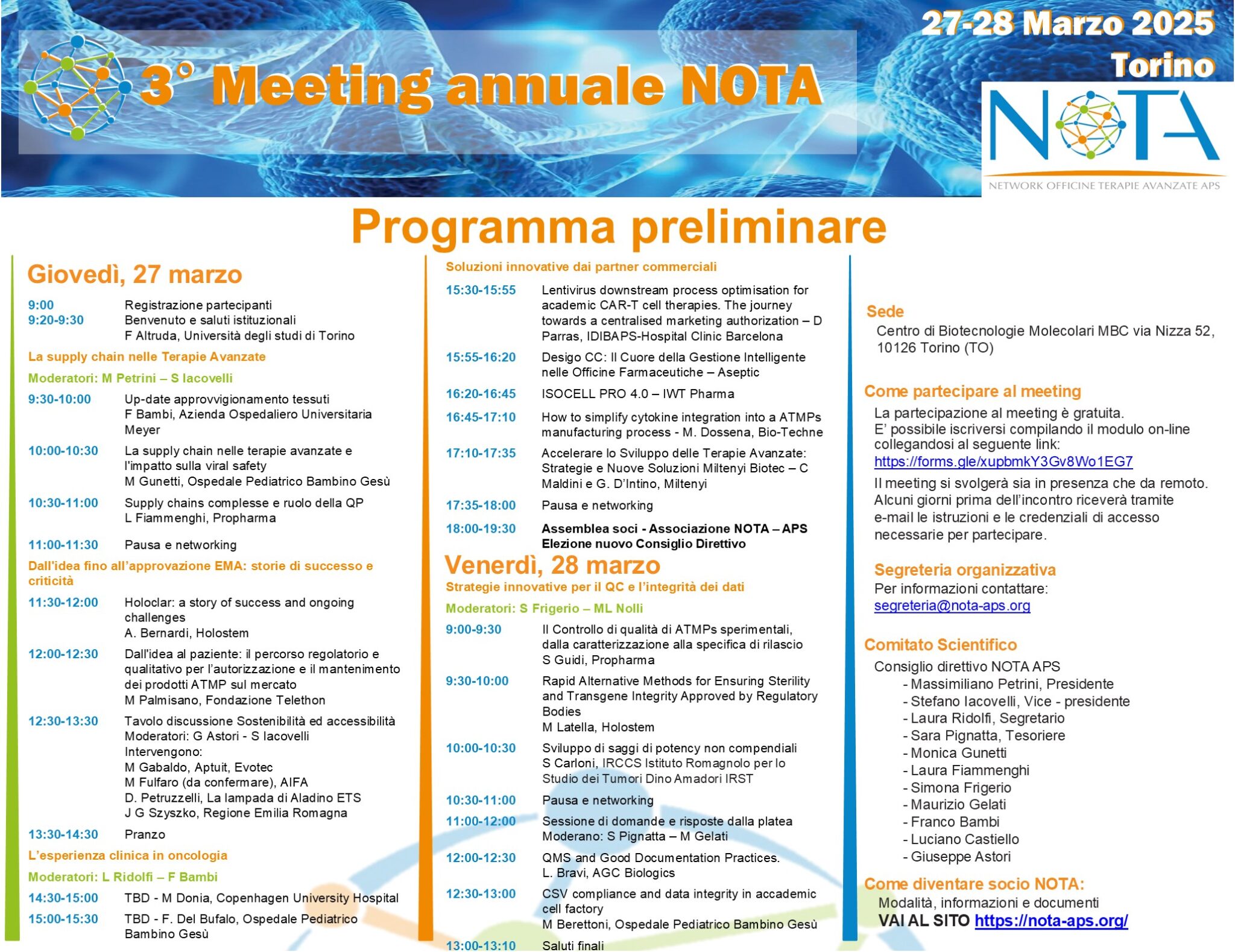 Meeting Annuale NOTA