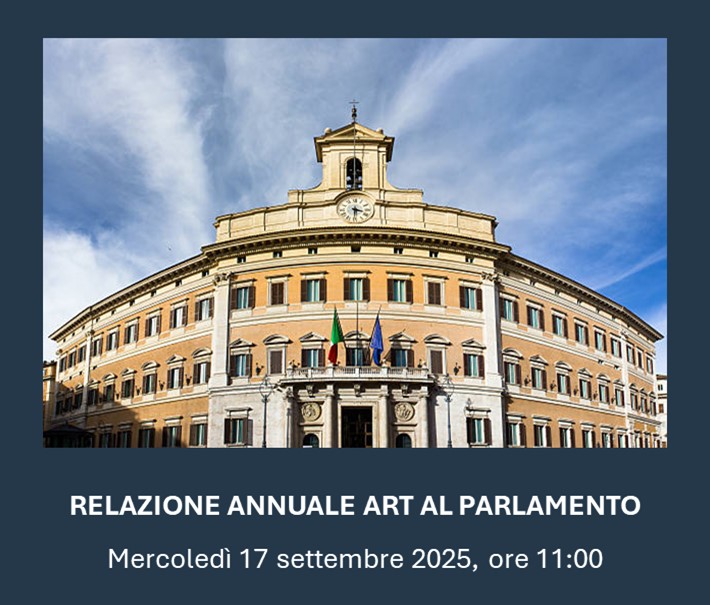 Relazione annuale ART 2025