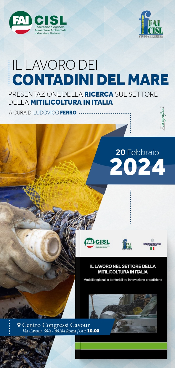 Il lavoro nel settore della mitilicoltura in Italia