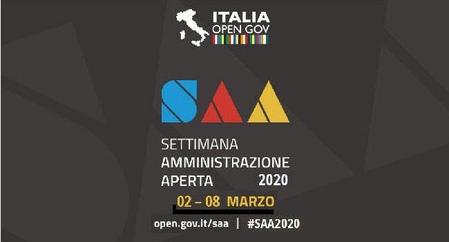 #SAA2020: Settimana dell’amministrazione aperta