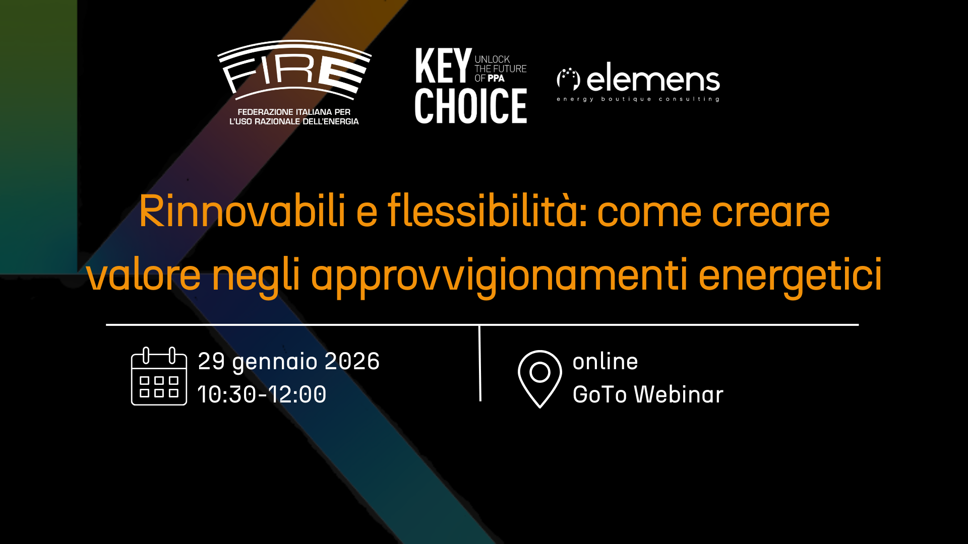 Webinar “Rinnovabili e flessibilità: come creare valore negli approvvigionamenti energetici”