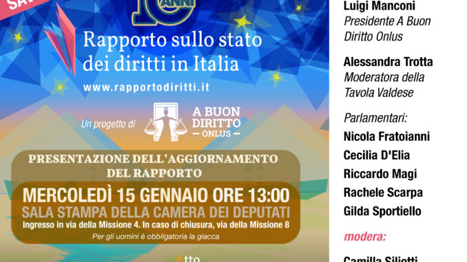 Rapporto sullo stato dei diritti in Italia aggiornamento al 2023 – 2024
