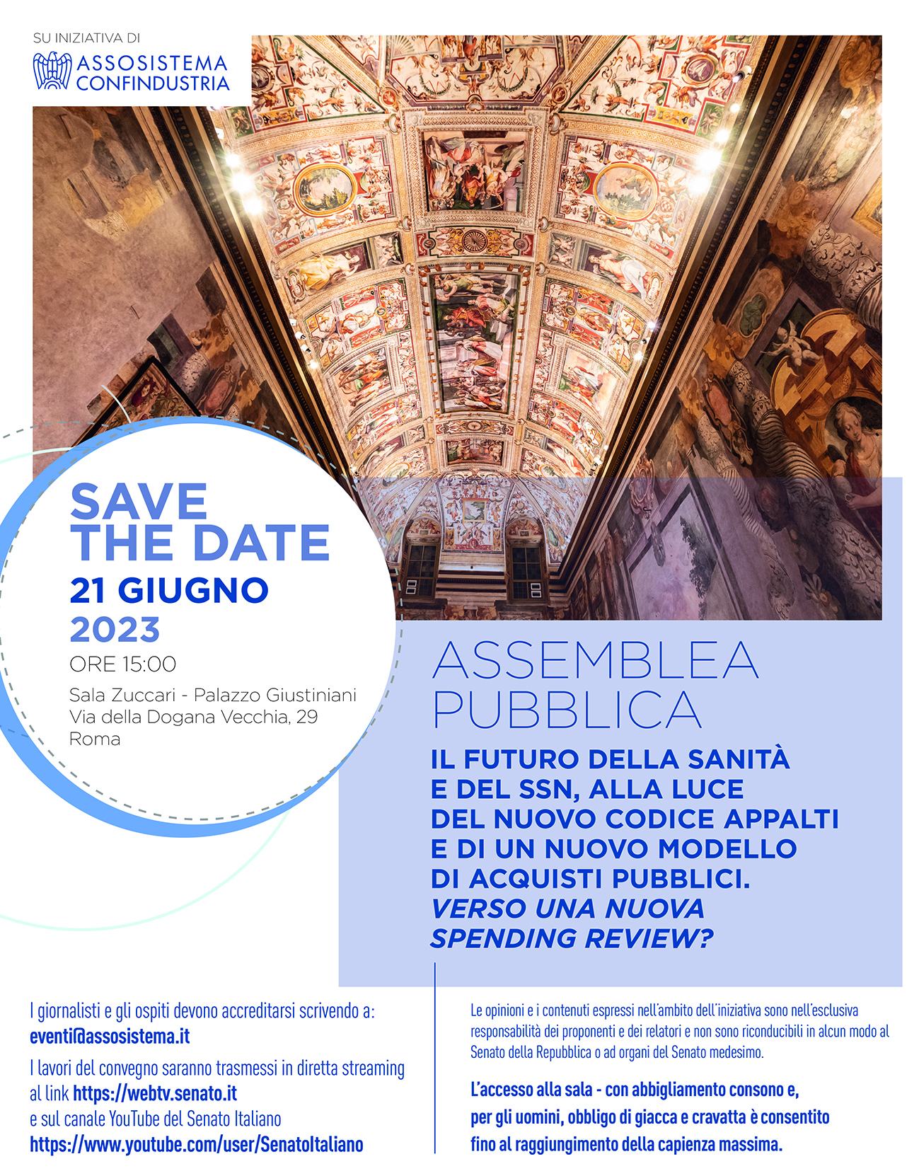 Assemblea Pubblica di Assosistema Confindustria
