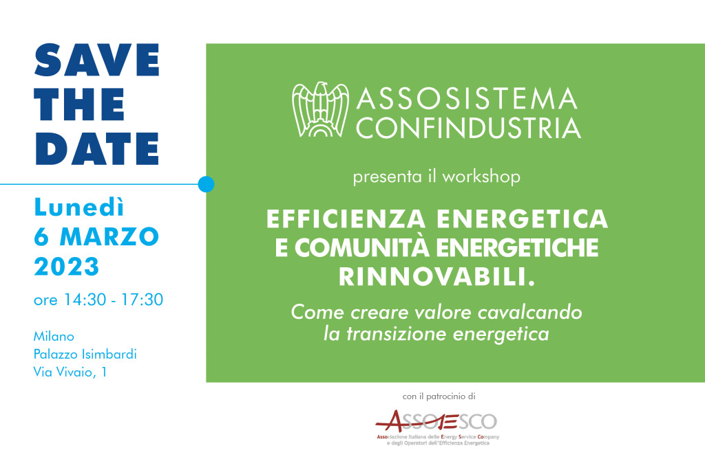 Efficienza energetica e comunità energetiche rinnovabili. Come creare valore cavalcando la transizione energetica