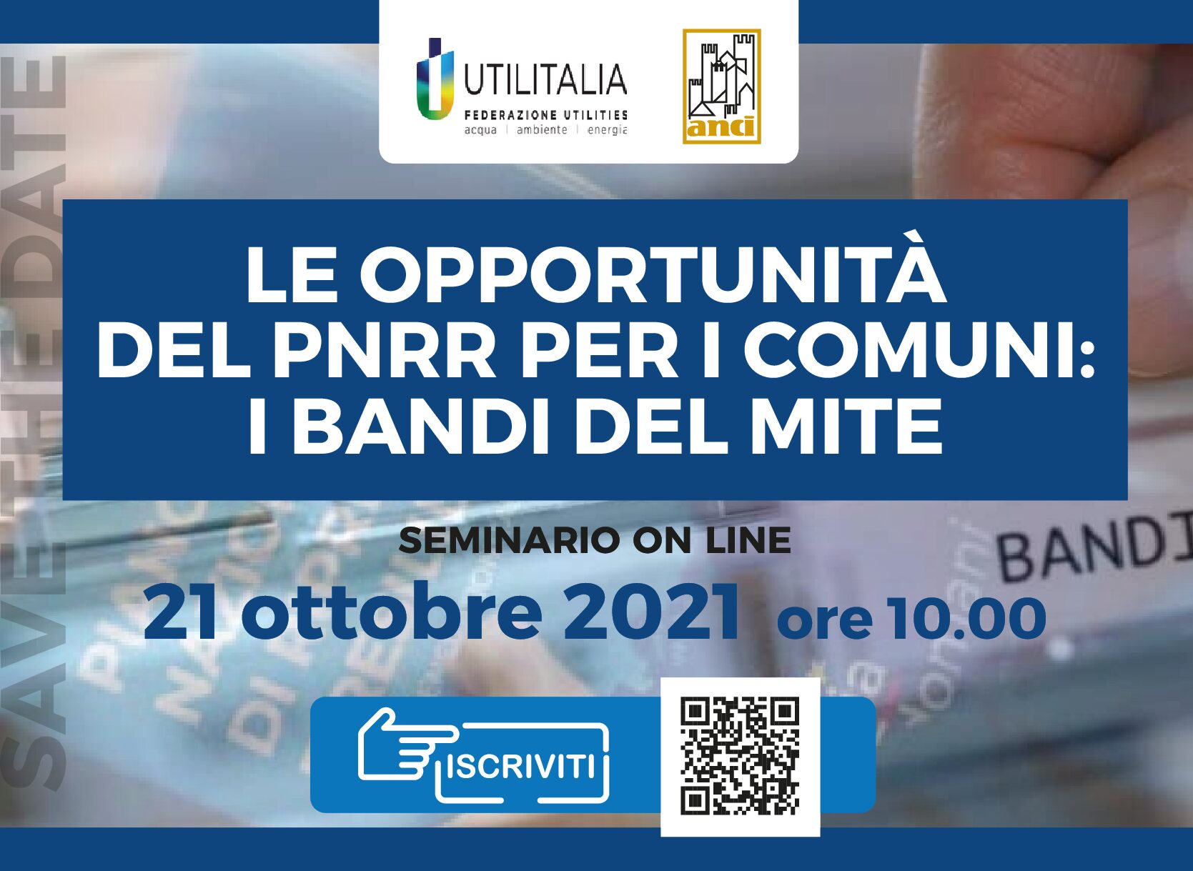 Le opportunit&agrave; del PNRR per i comuni: i bandi del MITE